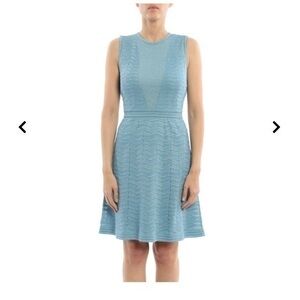 NWT Missoni Blue  Shimmer knit mini dress